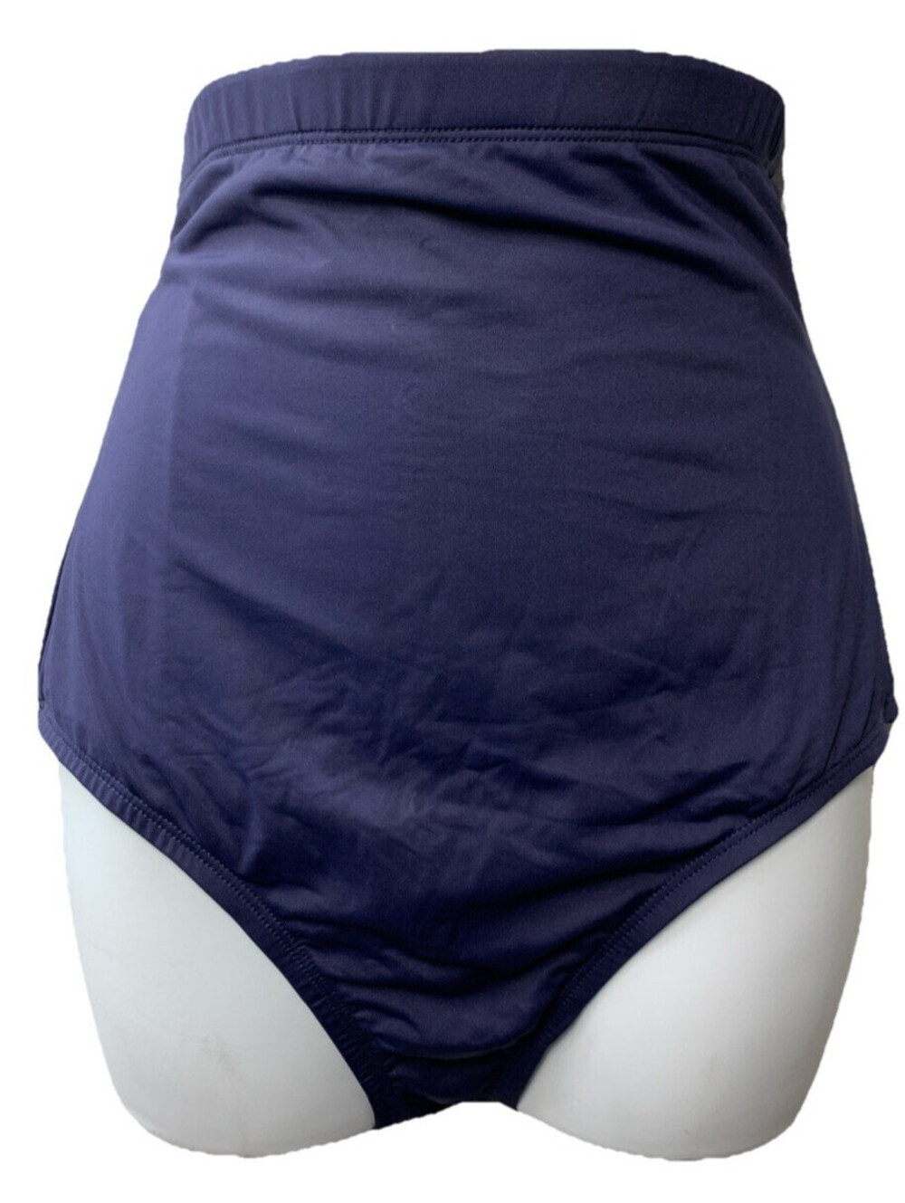 Anne Cole Navy High Waist Tummy Control Swim Bottoms Size Medium Navy MYMB36401